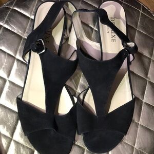 Beautiful soft black suede upper